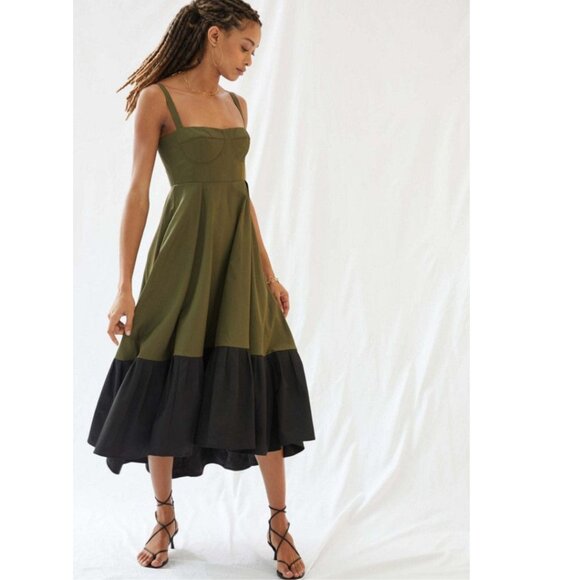 Mare Mare By Anthropologie Ruffled Flounce Maxi Dress Size 1X - Picture 14 of 14